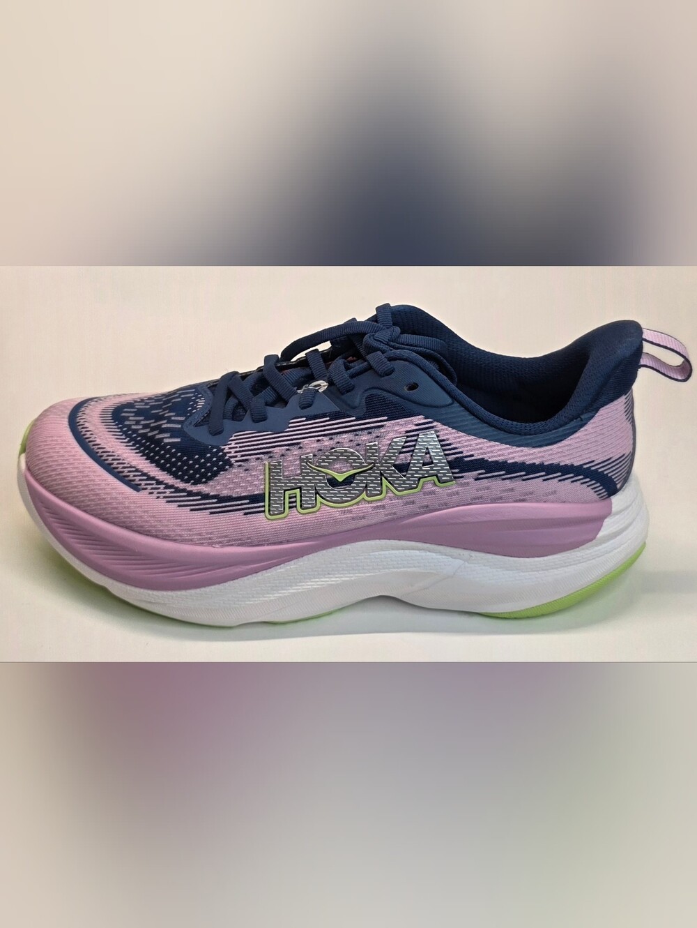New Hoka One Skyflow Lightweight Running Shoes Pink~Blue Women's Size 8.5B - Picture 3 of 12